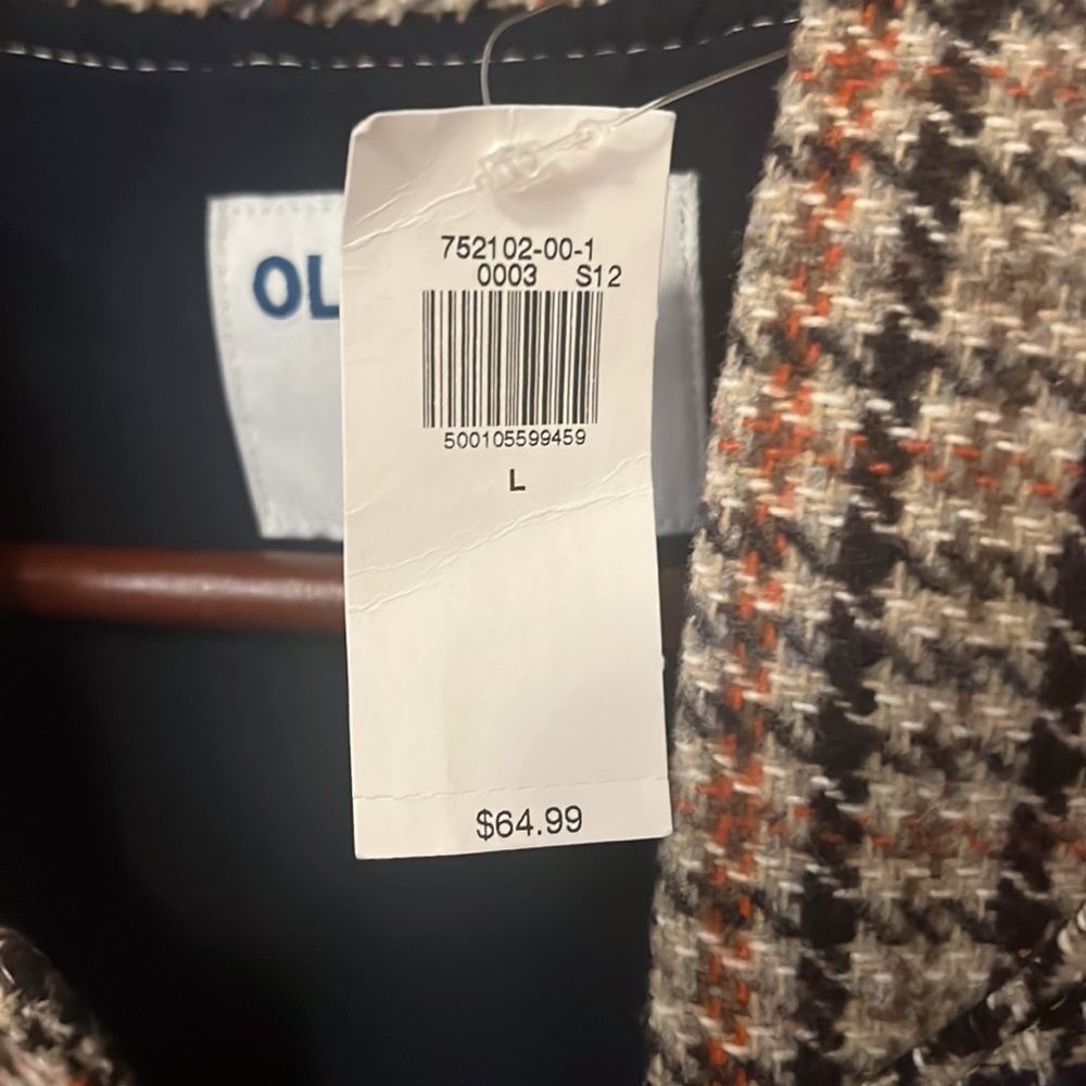 Old Navy houndstooth bomber jacket - Picture 4 of 4